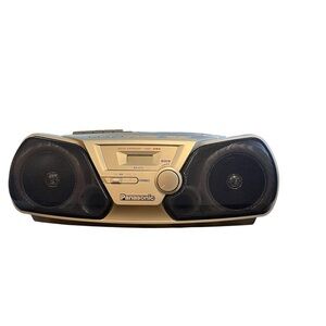 Panasonic Gold Boombox with Black Accents